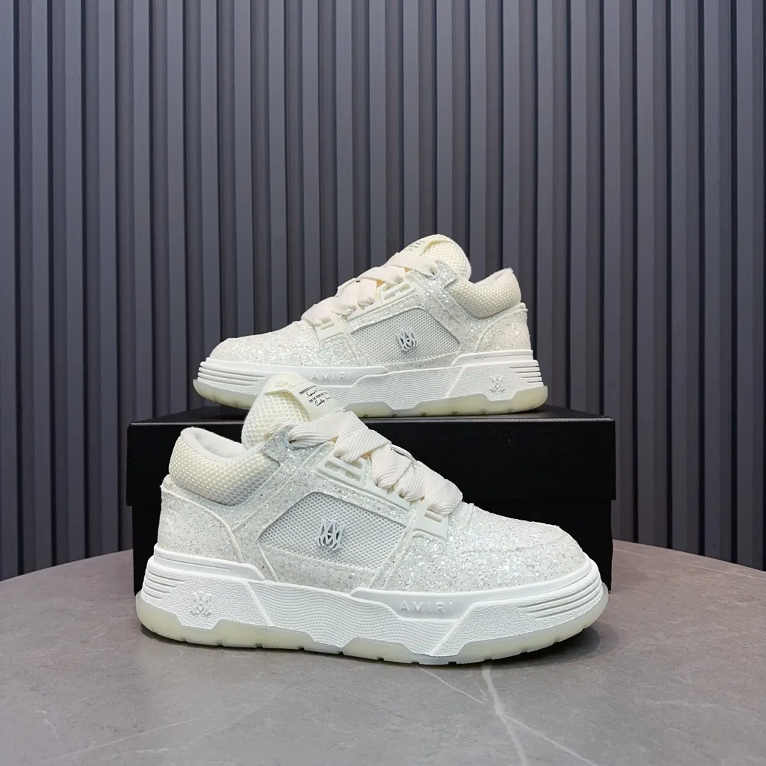 Men's shoes 💰660💰 AMIRI AMIRI trendy brand hot sale 🔥 Available all year round, couples 💑 Official website synchronization Imported fabrics 1⃣️ vs 1⃣️ replica, original factory special original sole, 35-45 (45. non-refundable)